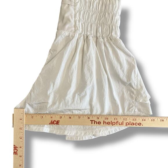 Free People Movement FP Movement White Romper Small Cross Back Skirted Playsuit - Picture 5 of 11